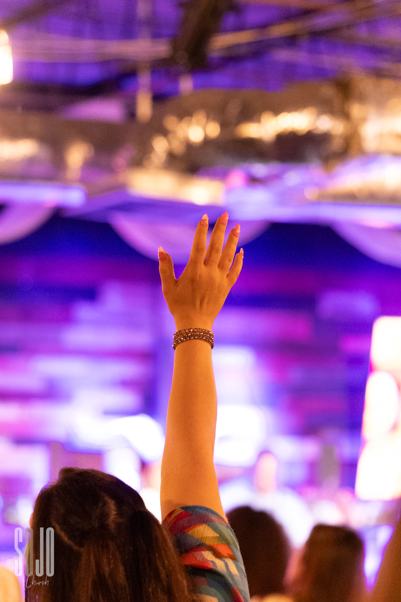 When you raise your hands, you remember whose you are.