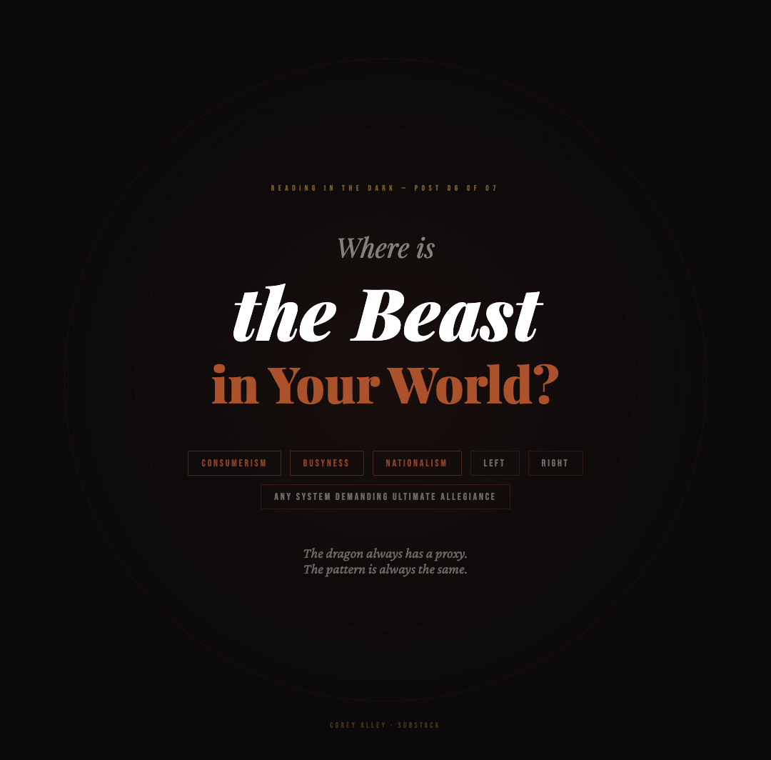 Where is the beast in your world?
