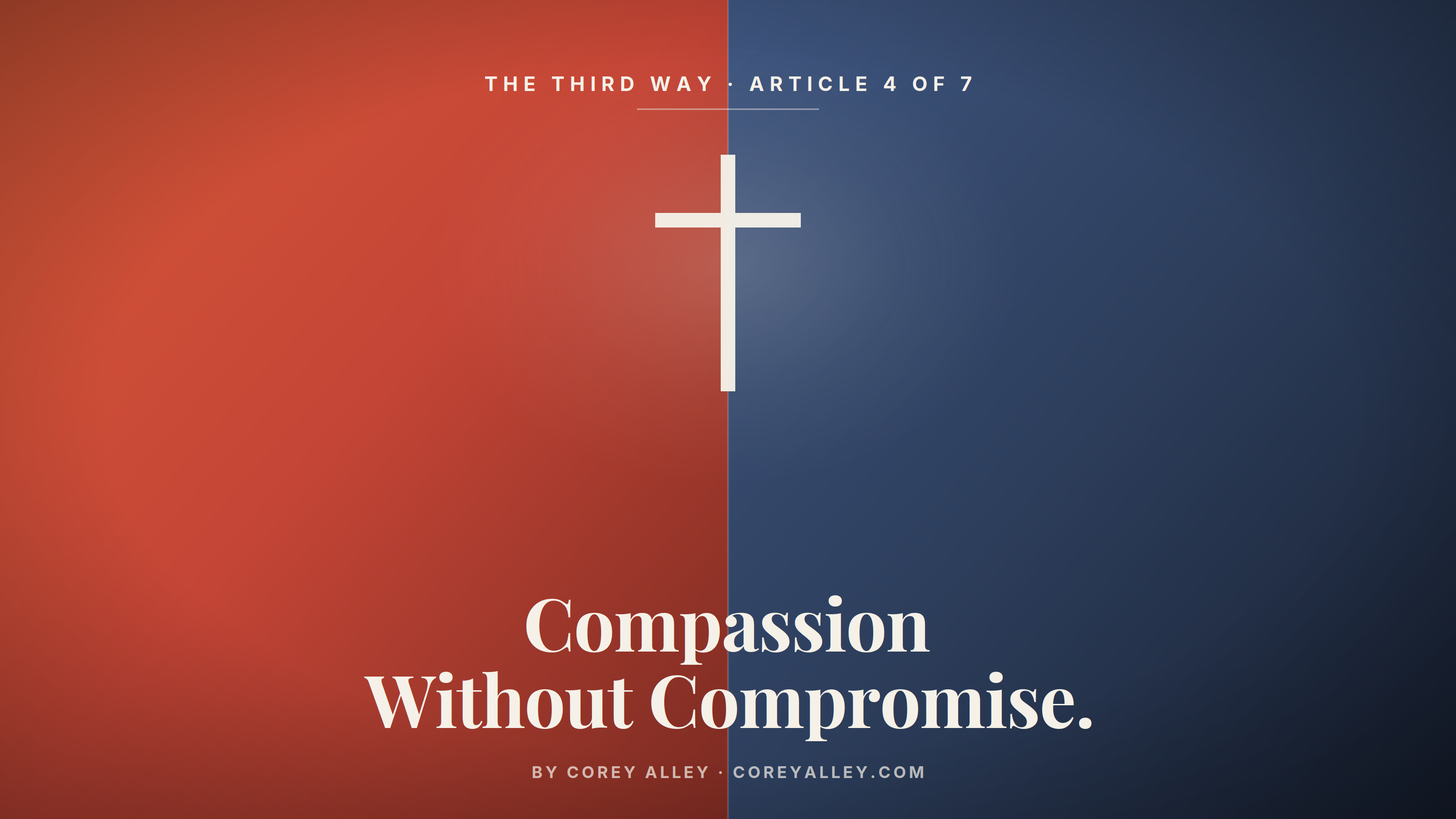 Jesus refused the trade both sides are begging you to make