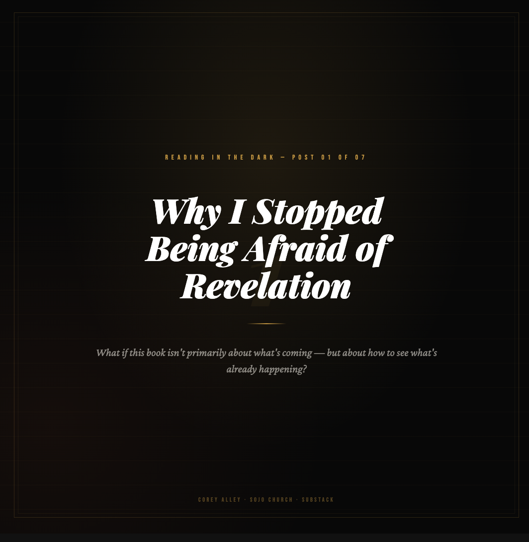 Why I stopped being afraid of Revelation